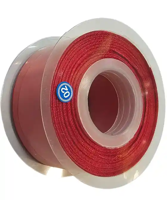 Cinta Genero Rasso 4cm X 22.8mtrs Color Rojo