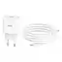 Cargador Con Cable Tipo Hoco C A Lightning Para Iphone 20w - Hoco C76a Plus 3a