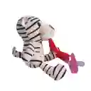 Sujeta Chupete Porta Chupete Peluche Apego + Chupete (tigre Rosa)