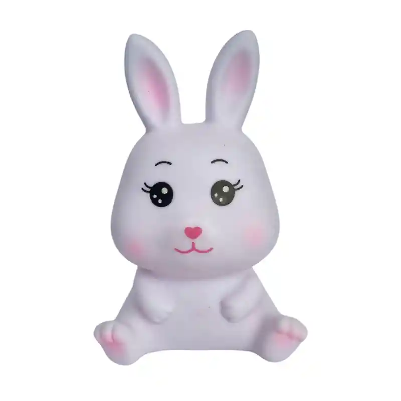 Lampara Mini Led Espanta Cuco Luz Nocturna Niños + Baterias (conejito)