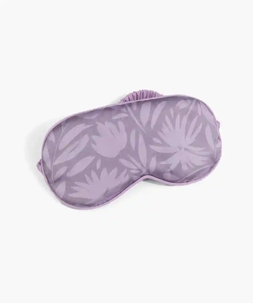 Antifaz Para Dormir Mujer Flores Lila