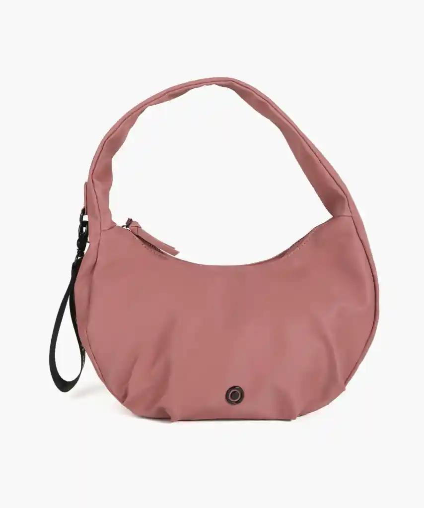 Cartera De Hombro Mujer Textura Rosado