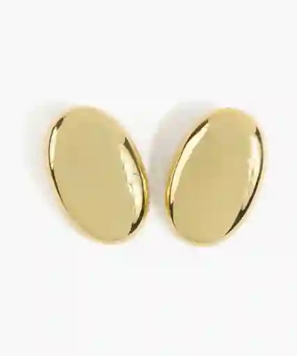 Aros Mujer Óvalos Dorado