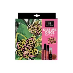 Estuche Beauty Secret X Trini Guzman Lipgloss+ Lip Scrub + Lip Liner + Lip Sticks X 2