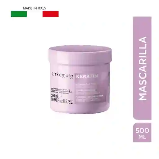 Máscara Capilar Arkemusa Keratin Restauradora 500 Ml