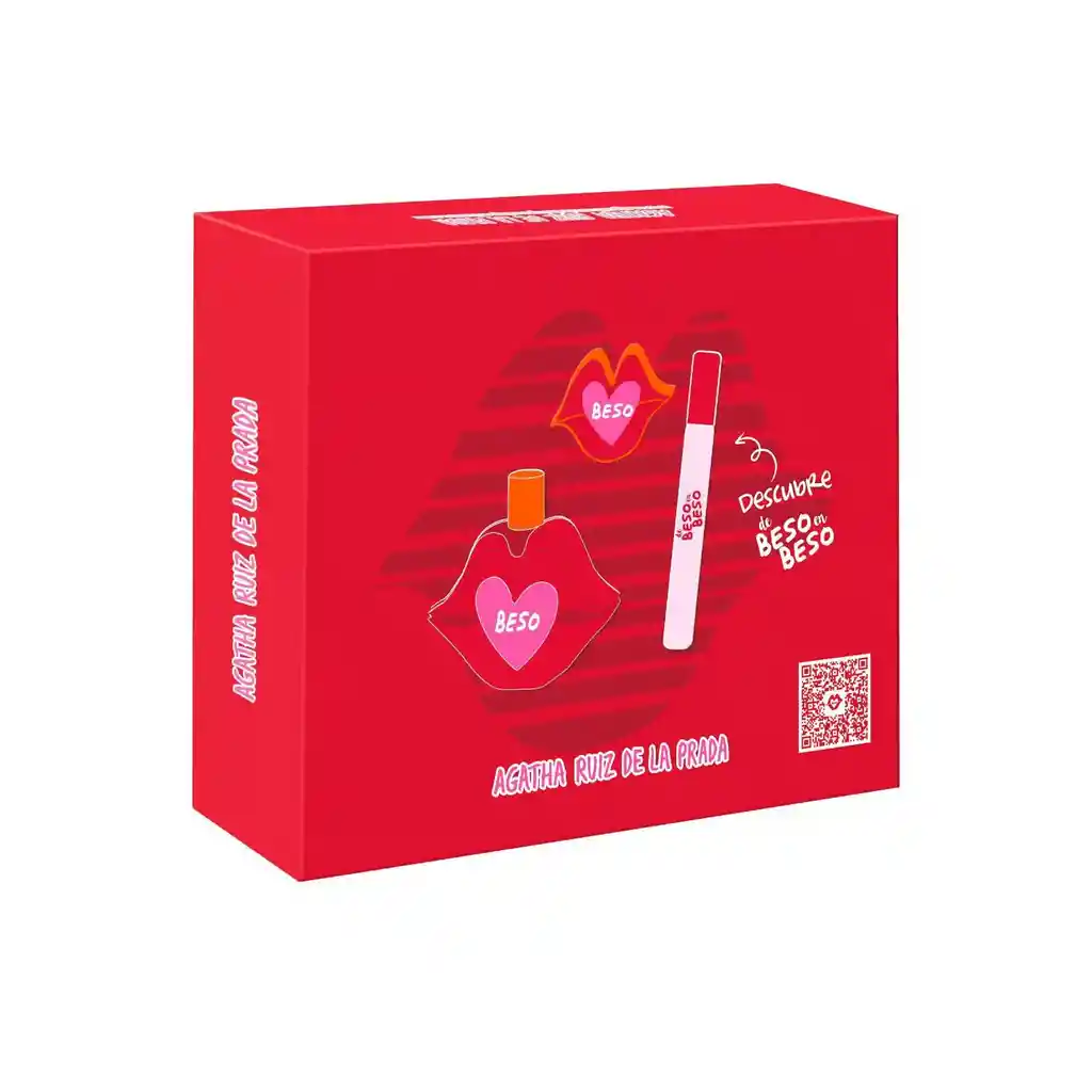Estuche Agatha Ruiz De La Prada Beso Eau De Toilette 50ml + 10ml