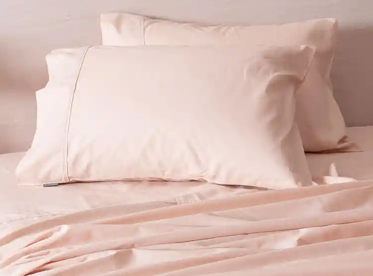 Juego De Sábanas Fabrics Sohome King 180 Hilos Rosado Liso