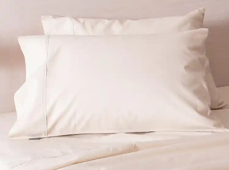 Juego De Sábanas Fabrics Sohome 2 Plazas 180 Hilos Beige Liso