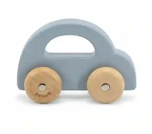 Autito De Madera Azul