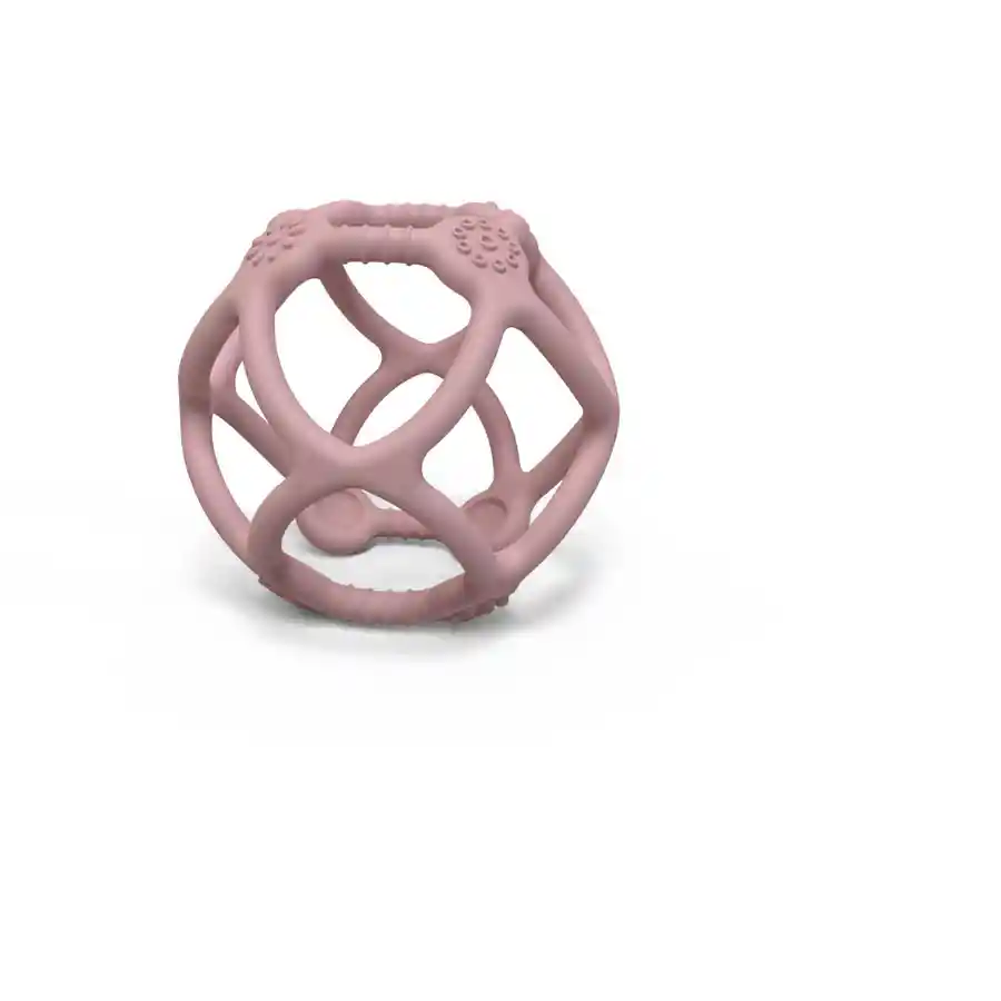 Bola Mordedor De Silicona Rosa