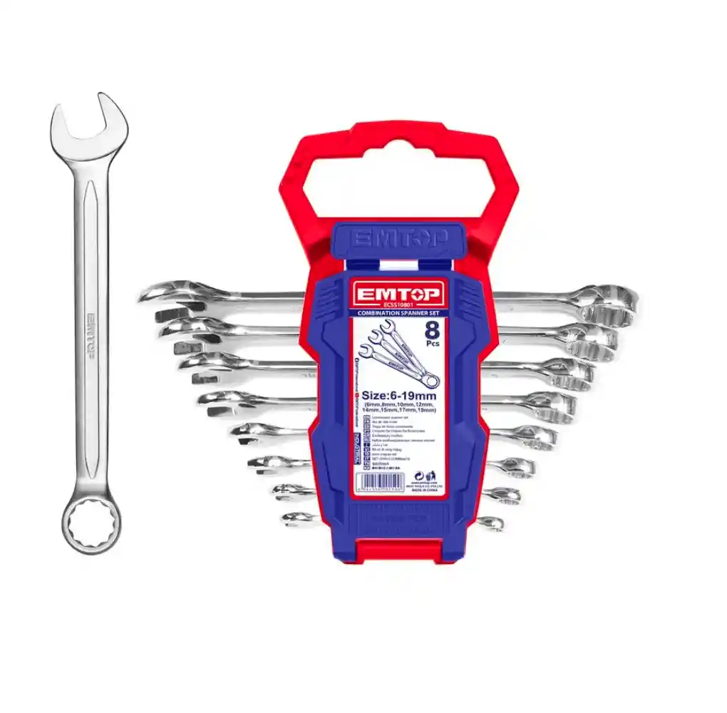 Juego De 8 Llaves Punta Corona 6 A 19 – Emtop
