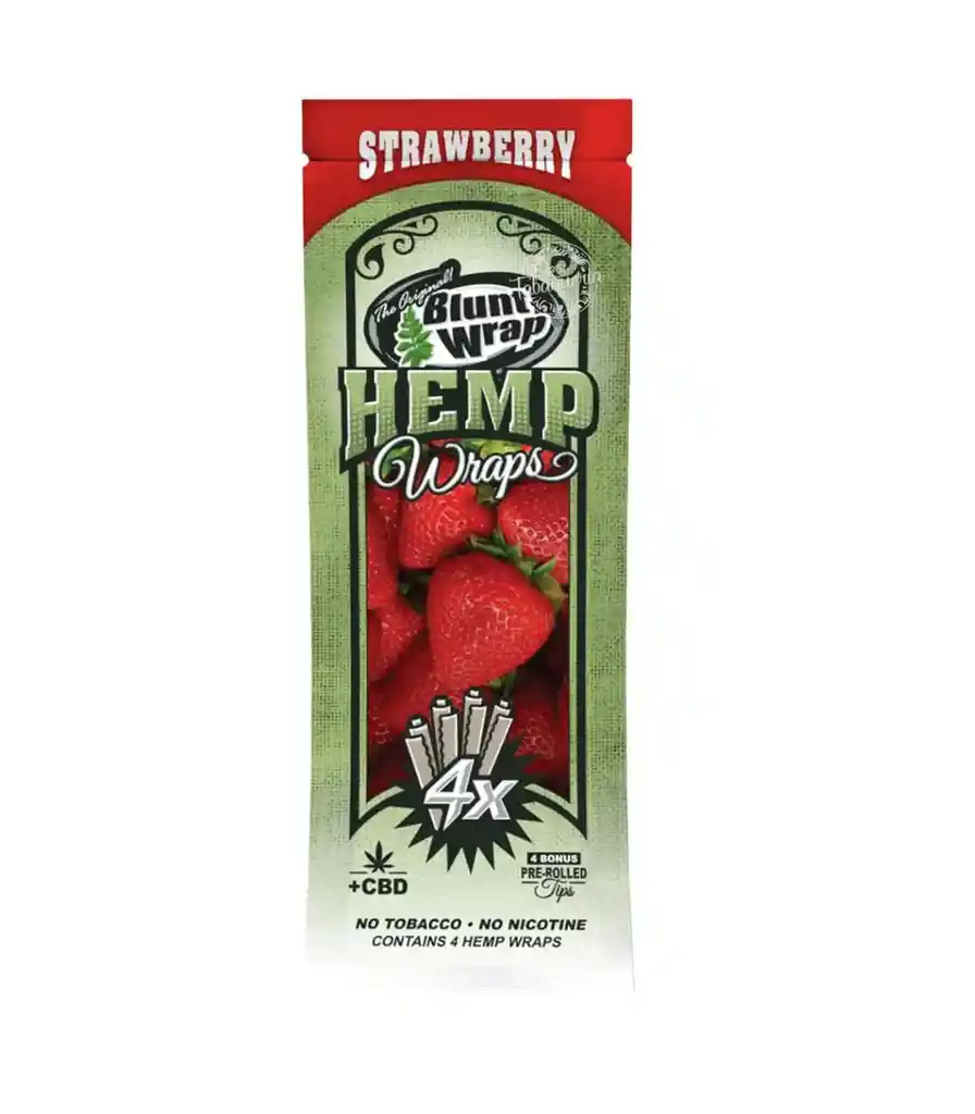 Blunt Hemp Wrap X4 Strawberry