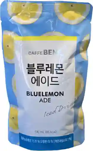 Jugo De Limon Azul 190ml Caffe Bene