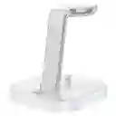 Base Cargador Inalámbrico 3 En 1 Hoco Cw43 Blanco
