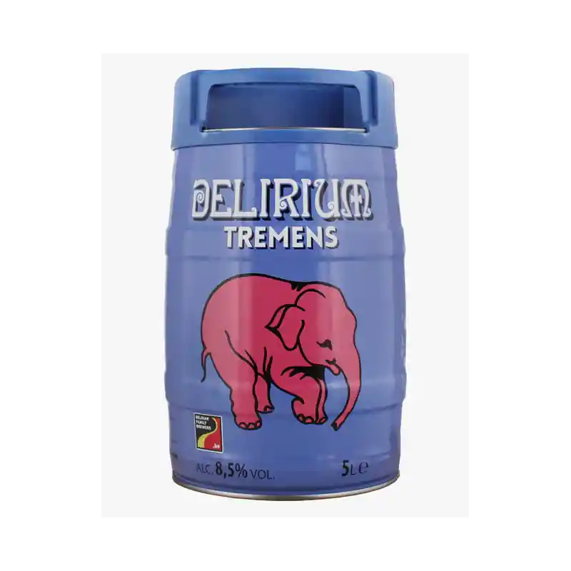 Barril Cerveza Delirium Tremens 5 Litros