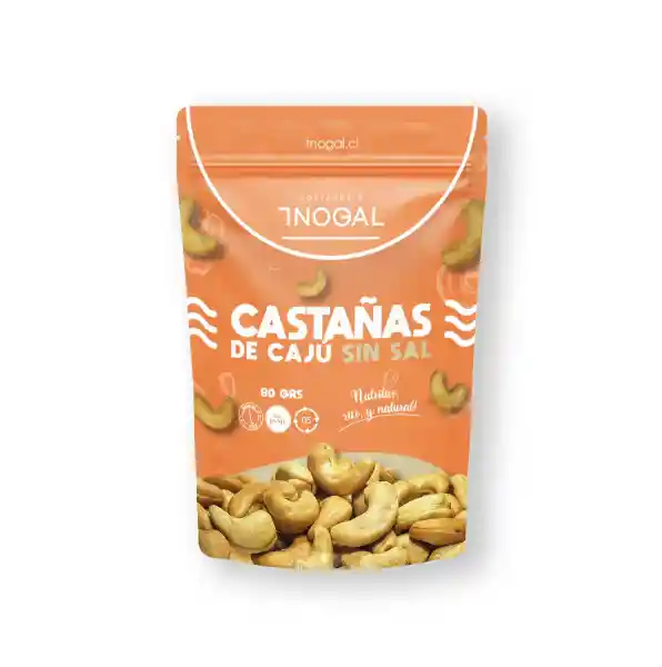 Snack Castaña De Caju Sin Sal 80gr