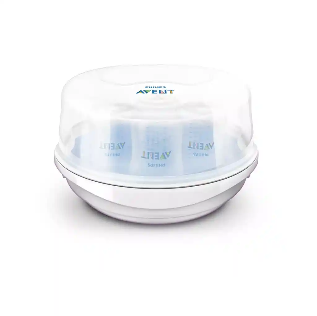 Esterilizador Microondas 2 Biberones Anti Colic Más Regalo Almohada