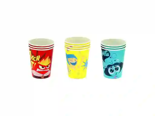 Vasos Inside Out 266 Ml 10 Un