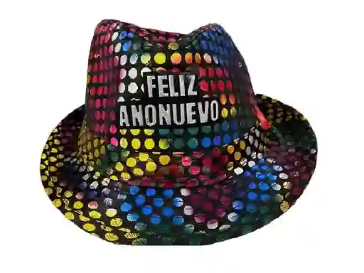 Gorro Año Nuevo Luz Puntos Colores