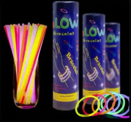 Pulseras Fluorescentes Light Stick | 50 Unidades