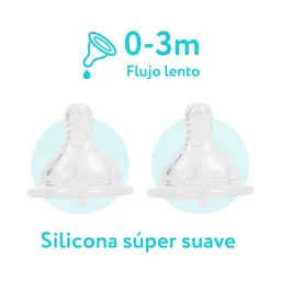 Tetinas Boca Ancha Motherna 2uns.