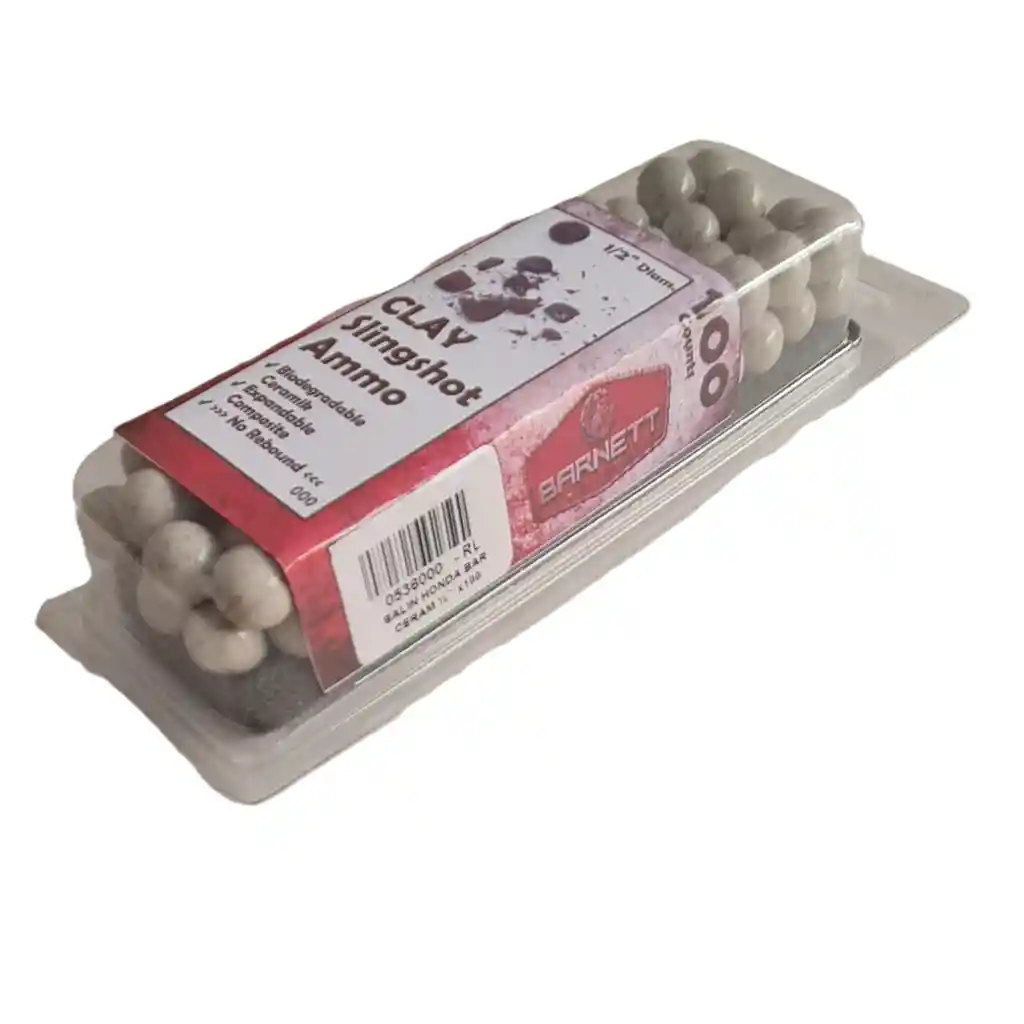 Balin Honda Barnett Ceramica Biodegradable 2,2gr 100unidades Gris