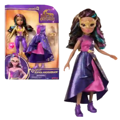 Academia Unicornio Muñeca Sophia Con Máscara