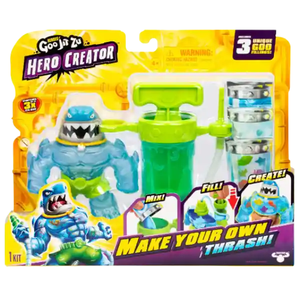 Goo Jit Zu Heroes Set Hero Creator Trash!