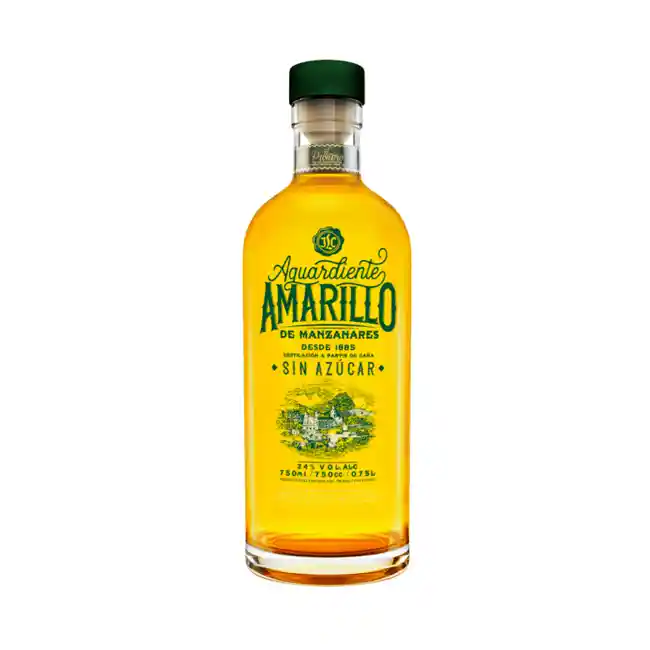 Licor De Anís Amarillo De Manzanares, 750ml, 20% Abv