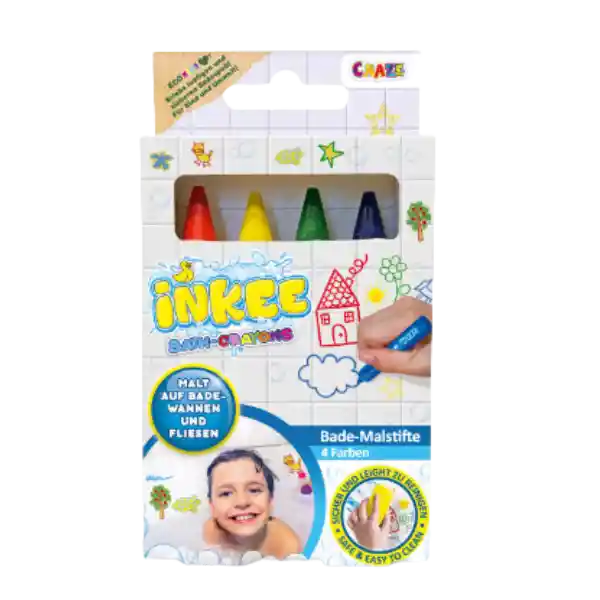 Craze Inkee Crayones Para Baño 4ú.