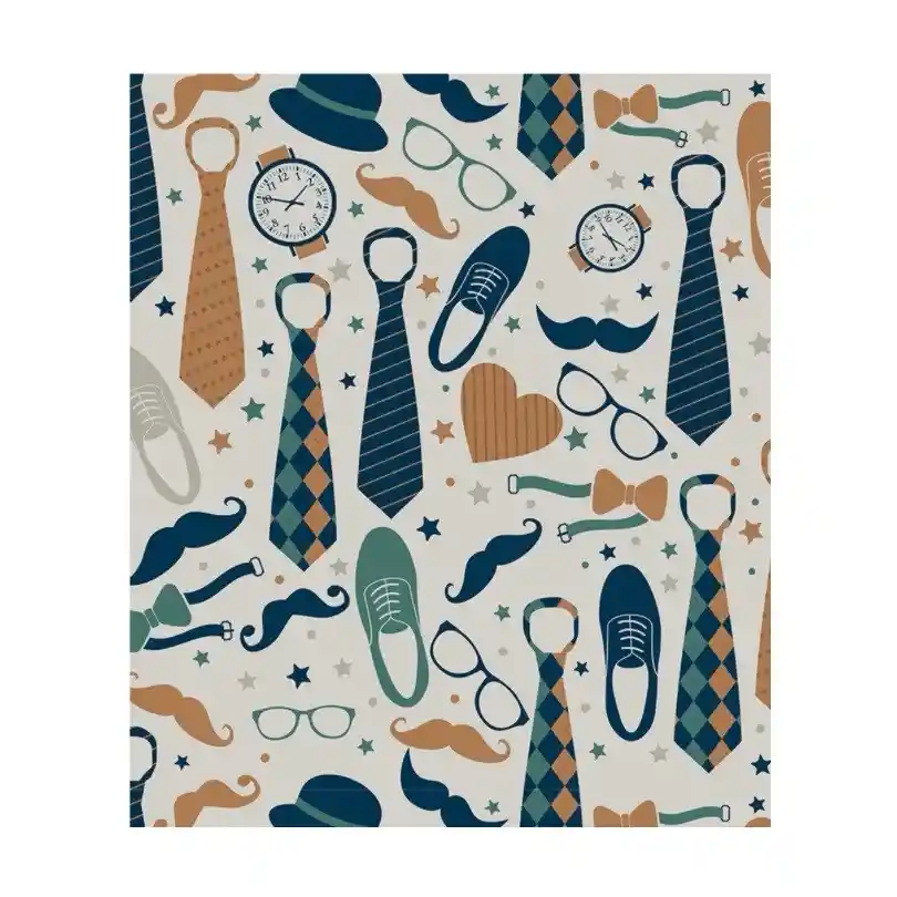 Papel De Regalo Marca Happydays Corbatas