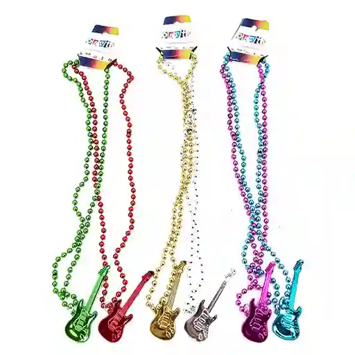 Collar Metalico Guitarra 2 Unidades