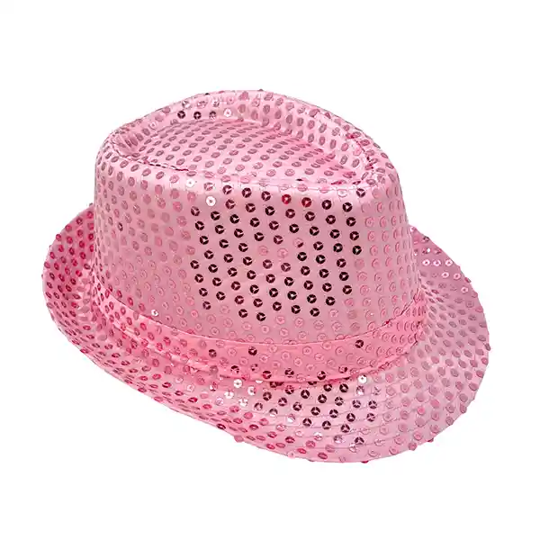 Sombrero Guapo Lentejuela Rosa