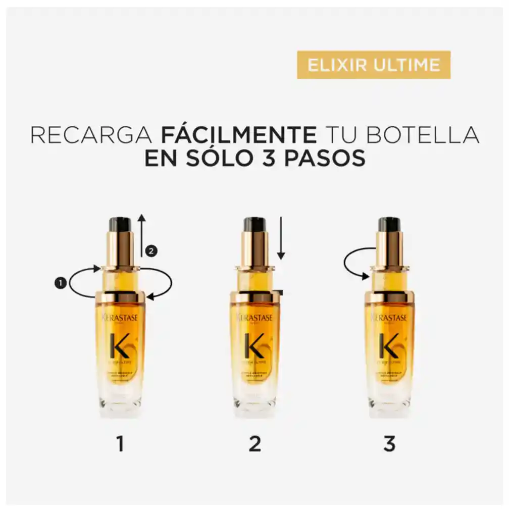 Recarga Aceite Elixir Ultime Kérastase 75ml Sérum Capilar