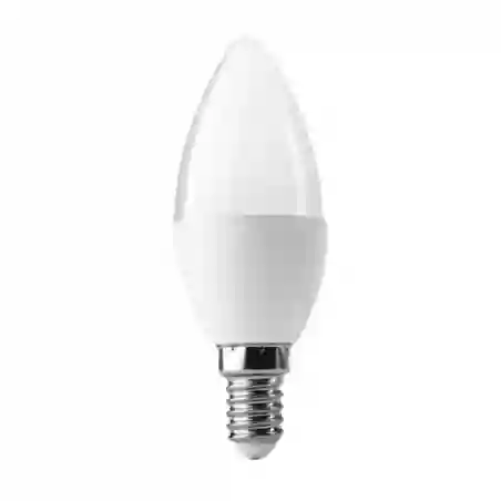 Ampolleta Led 220v E-14 Vela 6w Luz Fria