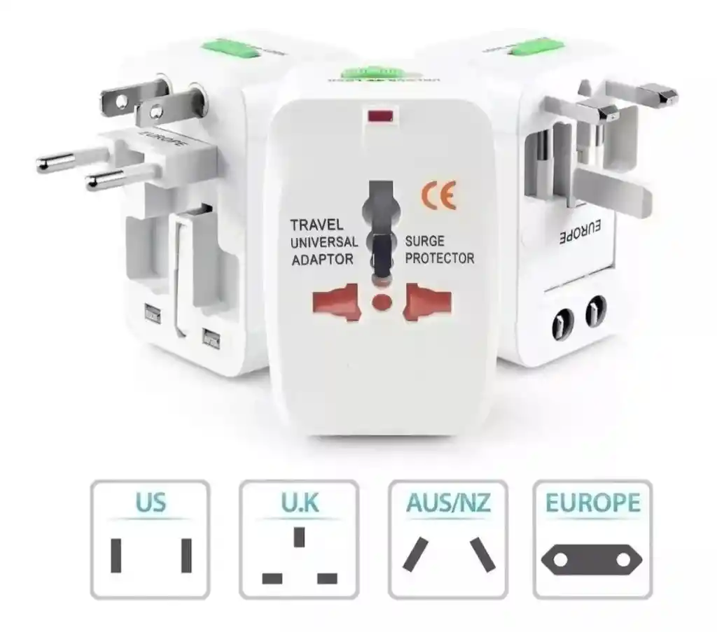 Adaptador Enchufe Universal Viajero Internacional