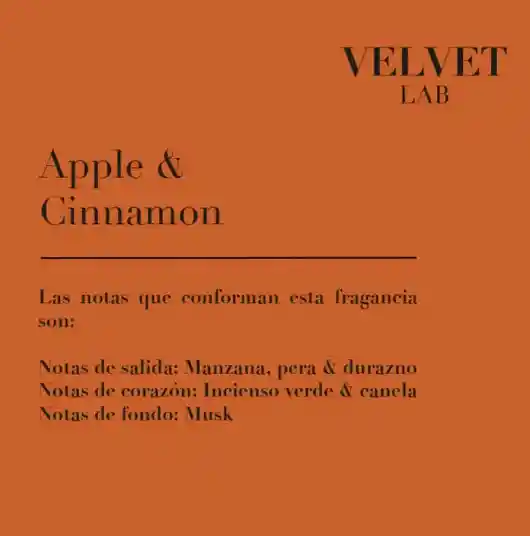 Vela Apple Cinnamon Velvet Lab