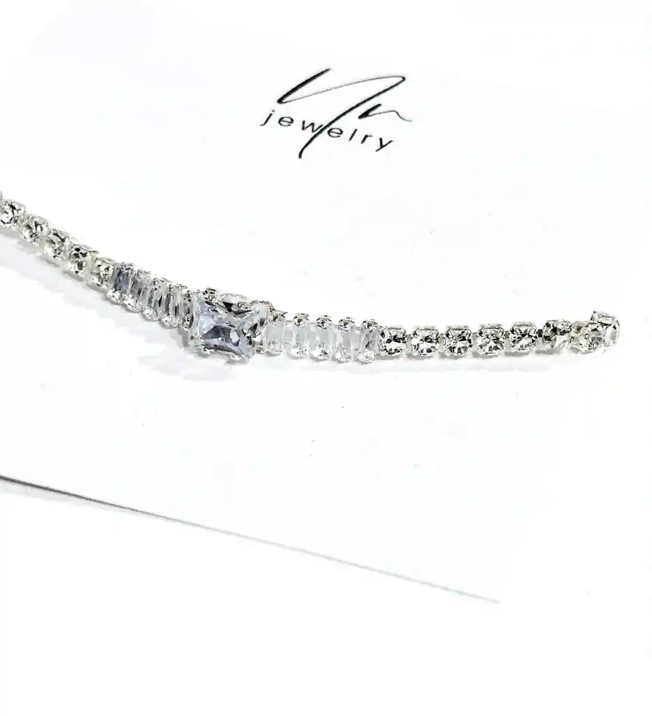 Pulsera De Brillantes Con Circon