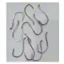 Anzuelo De Pesca Silver Wave Beak Octopus #4/0 O,87gr 3,5cms X10