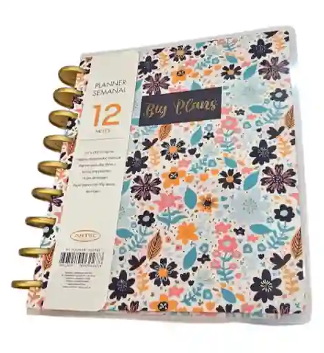 Planner Big Planner 12 Meses Sin Fecha 17x23cm Diseño Puntos