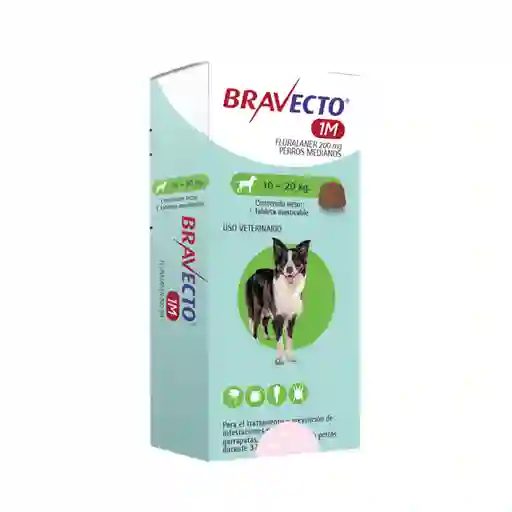 Bravecto Perro 1 Mes (10-20kg)