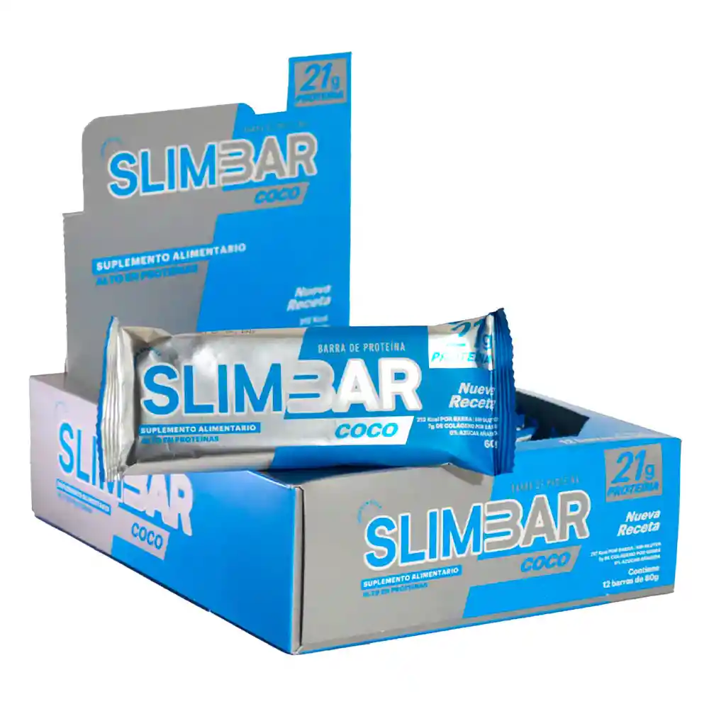 Slimbar Coco Barra De Proteina 60g