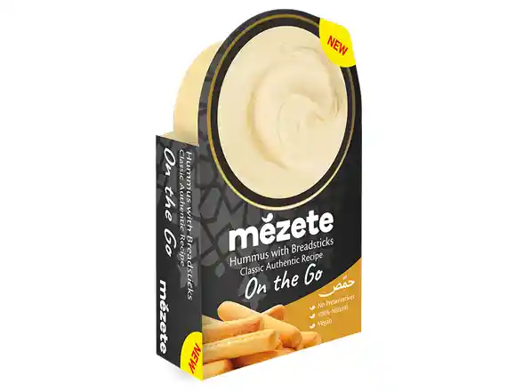 Hummus Con Palitos De Pan Mezete 92g.