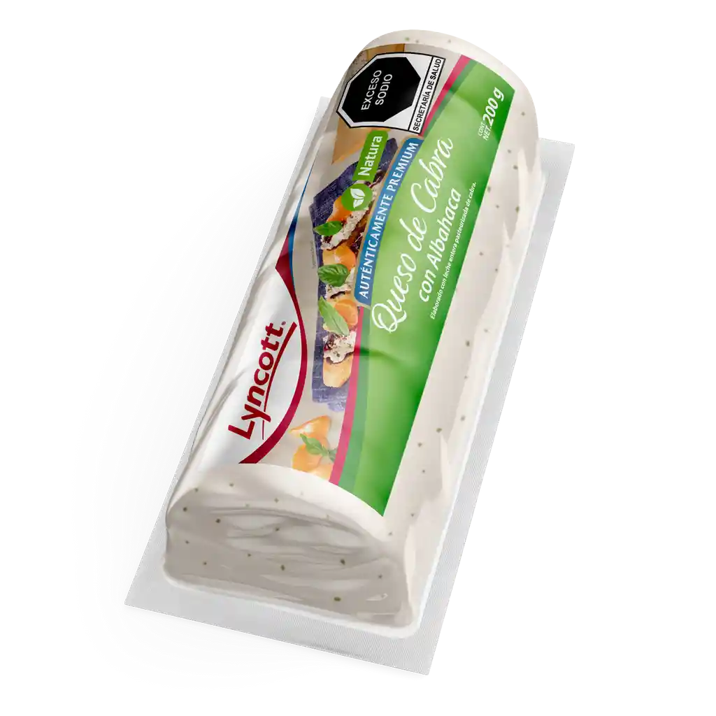 Queso De Cabra Ovallino Oliva Albahaca 200 G