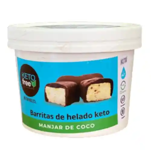 Barritas Helado Manjar Coco Keto 5 Uds