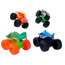 Monster Jam Vehículo Escala 1:72 Pack 4ú.