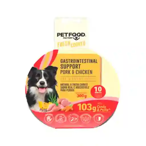 Petfood - Pate Cerdo Y Pollo Soporte Gastrointestinal (con Pre Probioticos) 300gr Perro