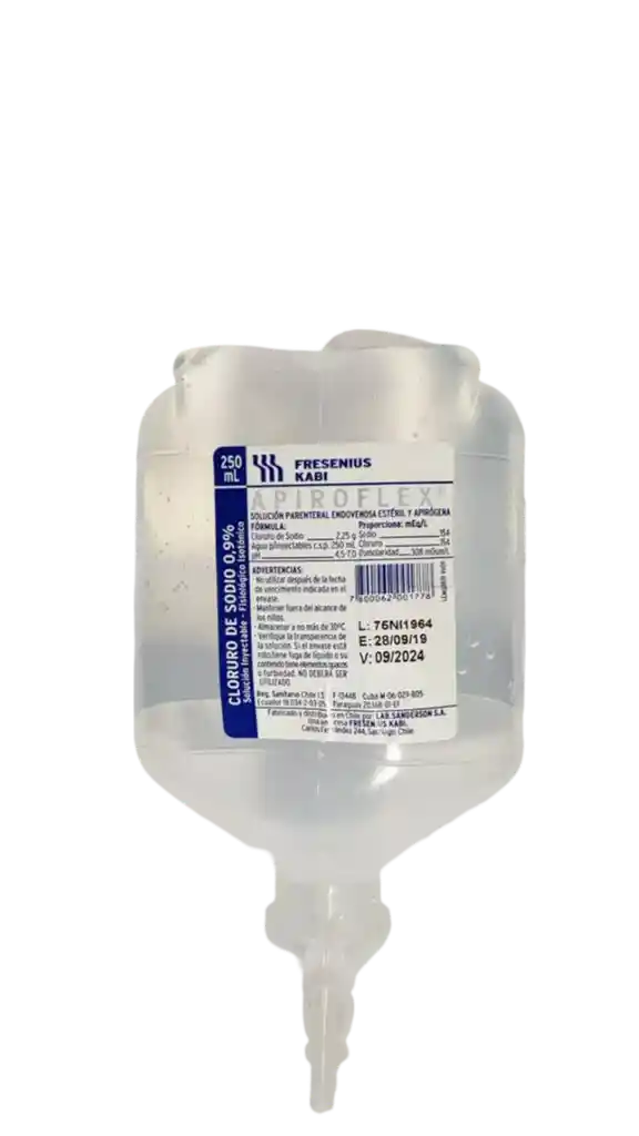 Suero Fisiológico 250cc