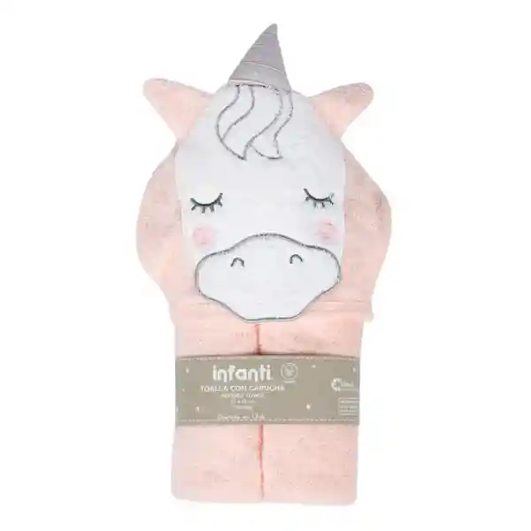 Toalla Con Capucha Unicornio Infanti