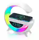 Parlante Con Carga Inalámbrica Led+ Base De Carga